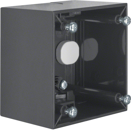 09-11512515 Surface-mounted housing Surface-mounted housings 91151 (high) and 91152(flat) series.

-With cable entry (91151 series)
-For mounting on combustible base surface
-To built-on installation of devices
-To built-on installation of switches and push-buttons (91152 series)