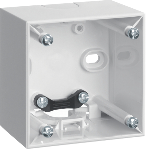 09-11512519 Surface-mounted housing Surface-mounted housings 91151 (high) and 91152(flat) series.

-With cable entry (91151 series)
-For mounting on combustible base surface
-To built-on installation of devices
-To built-on installation of switches and push-buttons (91152 series)
