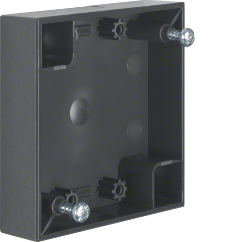 09-11522525 Surface-mounted housing Surface-mounted housings 91151 (high) and 91152(flat) series.

-With cable entry (91151 series)
-For mounting on combustible base surface
-To built-on installation of devices
-To built-on installation of switches and push-buttons (91152 series)