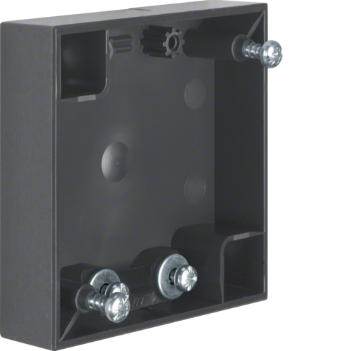 09-11522555 Surface-mounted housing Surface-mounted housings 91151 (high) and 91152(flat) series.

-With cable entry (91151 series)
-For mounting on combustible base surface
-To built-on installation of devices
-To built-on installation of switches and push-buttons (91152 series)