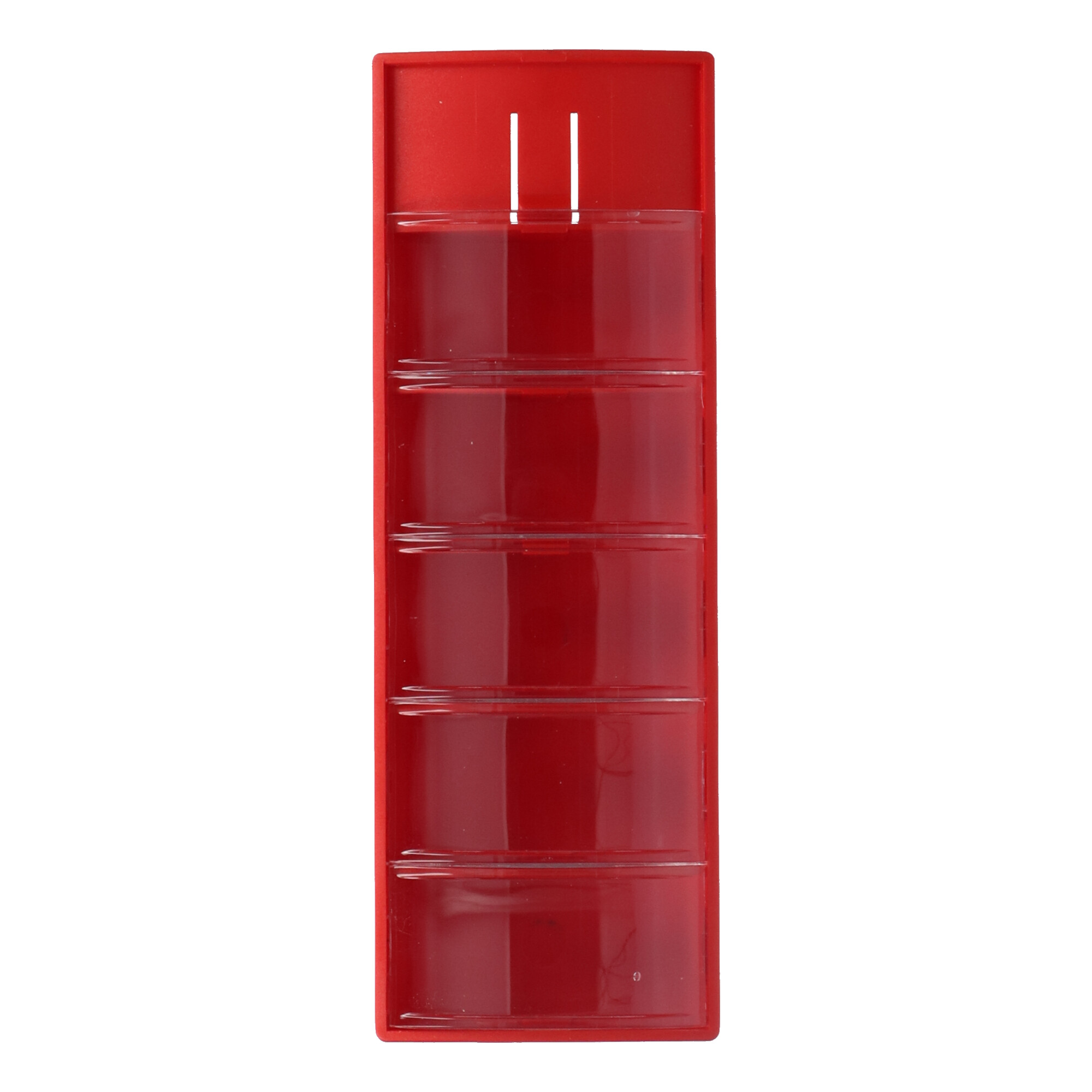 Eik slank Lift Assortimentsdoos: 5-vaks - leeg / box rood (vpe 1), 15-S20000RD | Calpe