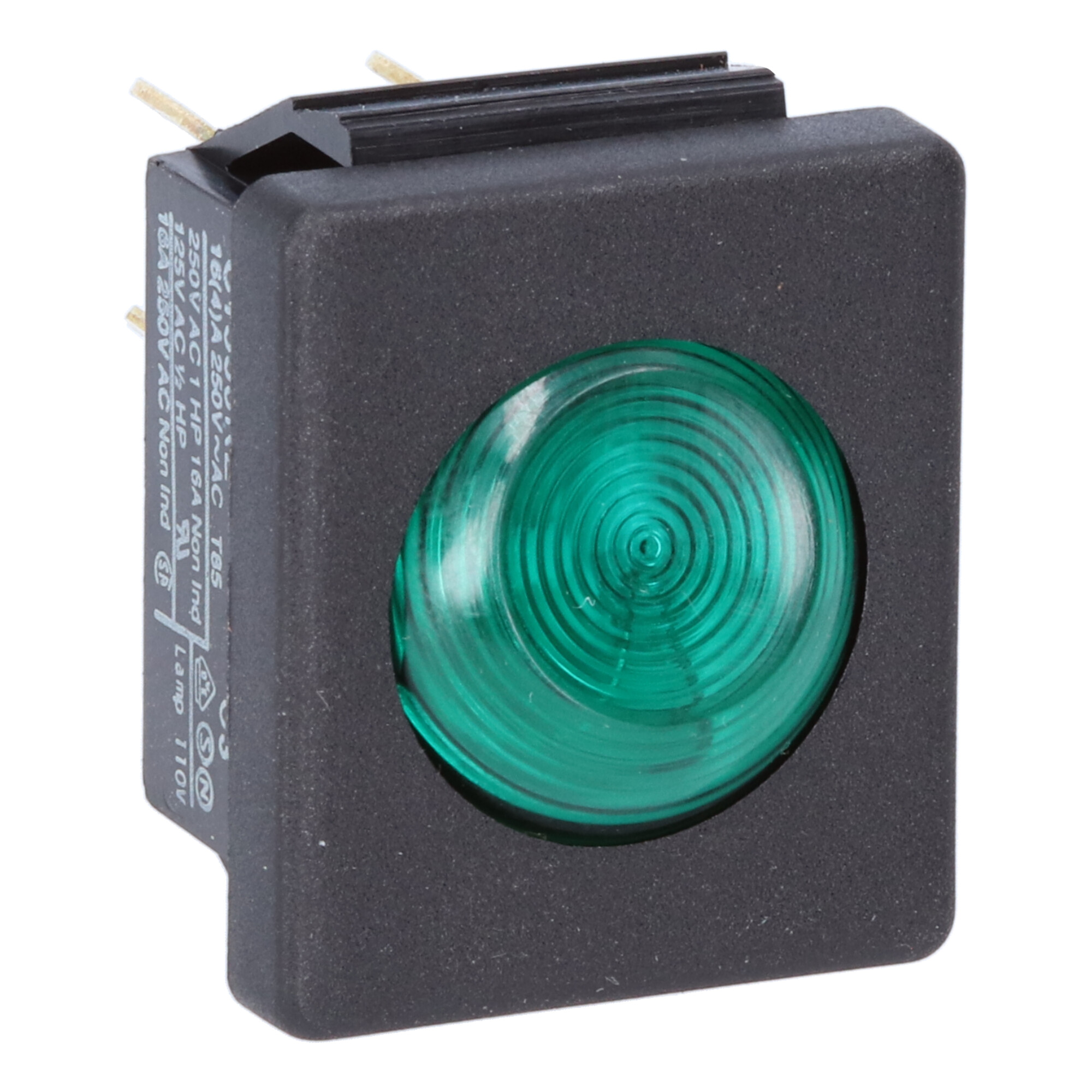 40C1553RENAB Rocker switch 2P series 1350-1550-6050 1550 Standard & 1350 High Inrush switches.
150A according to EN61058-1 and 16A 250Vac.
2-pole
