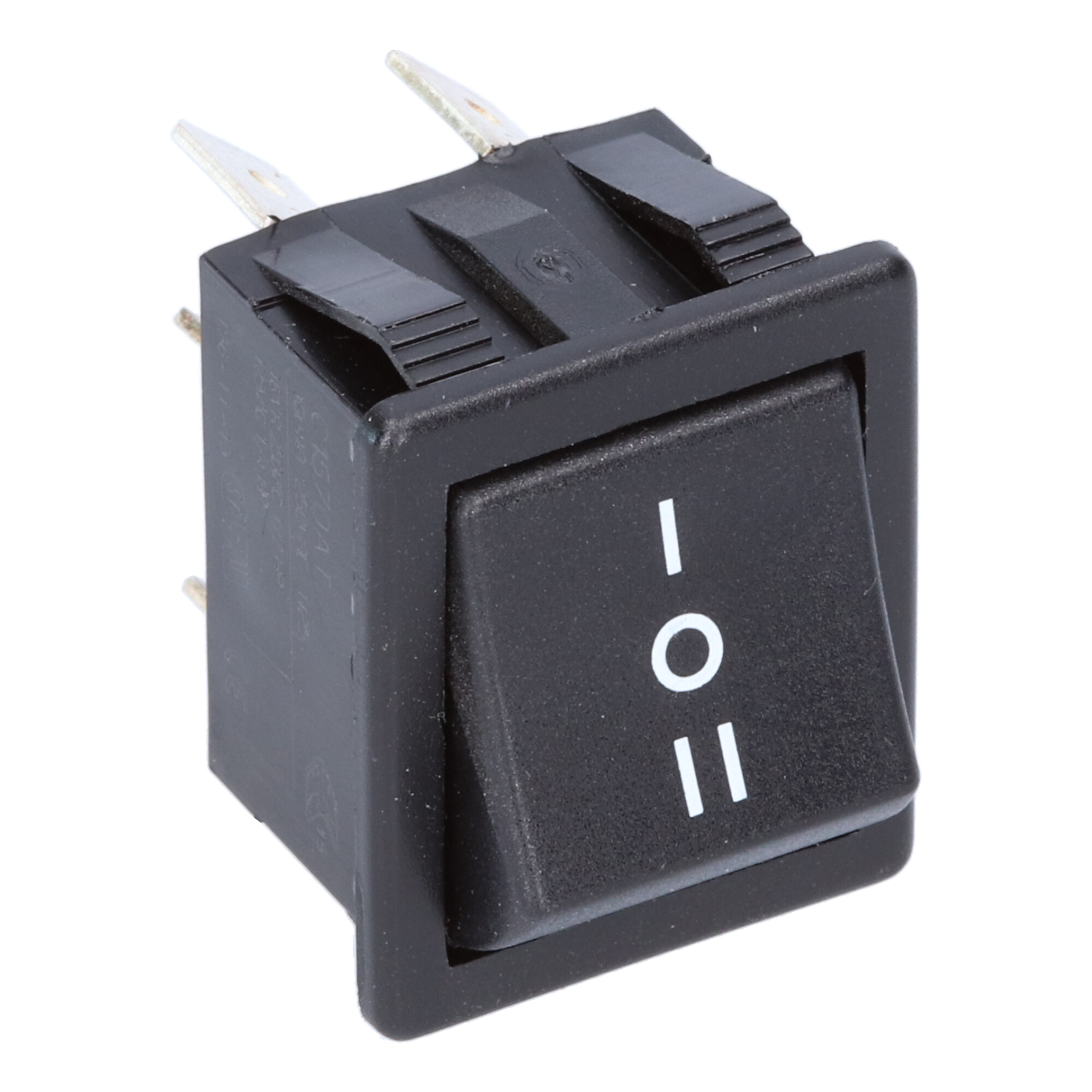 40C1570ATAAA Rocker switch 2P series 1350-1550-6050 1550 Standard & 1350 High Inrush switches.
150A according to EN61058-1 and 16A 250Vac.
2-pole