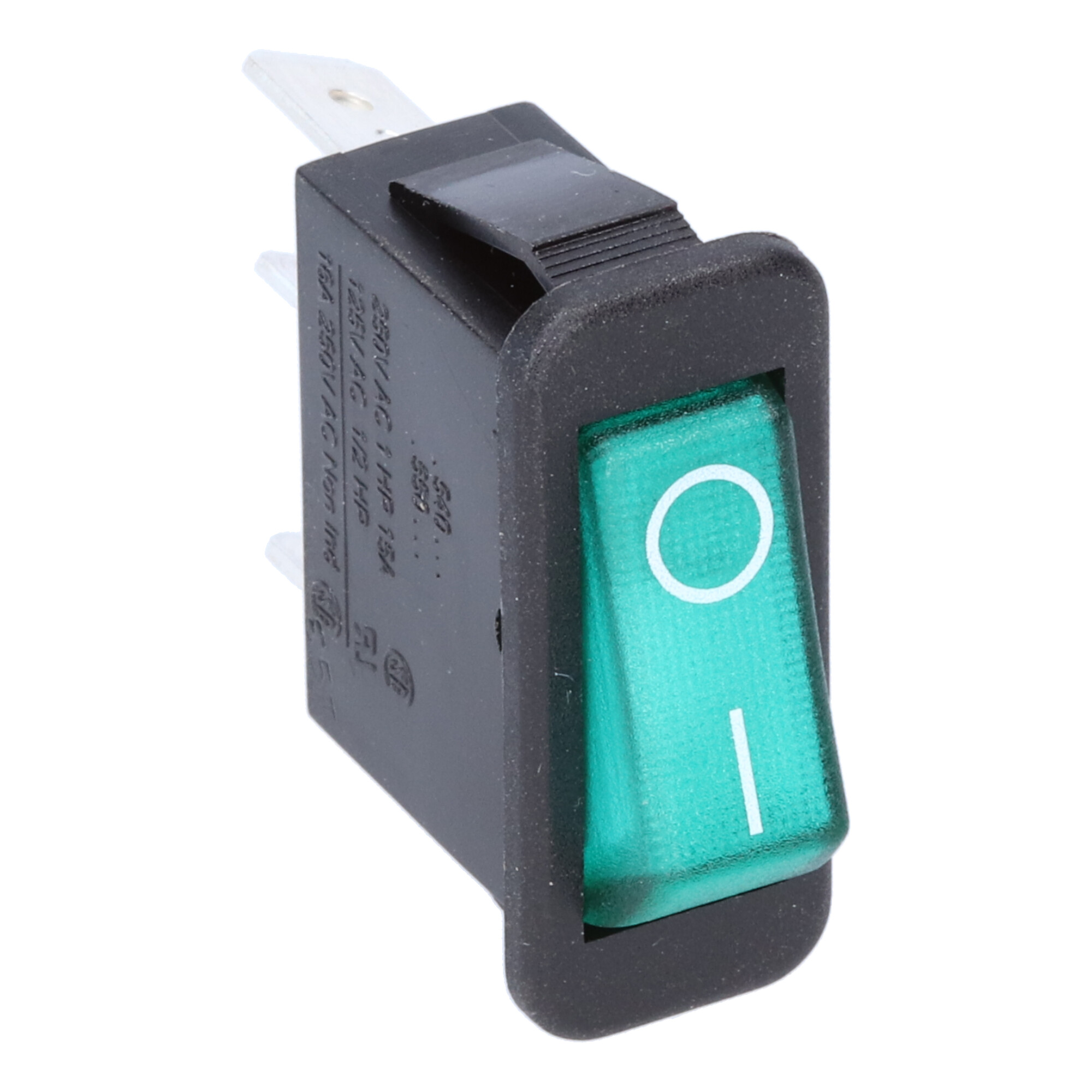 40C5503ABNBH Wipschak.: 1P 16A/250V (I-0/L) zw/groen [0-1/wit]