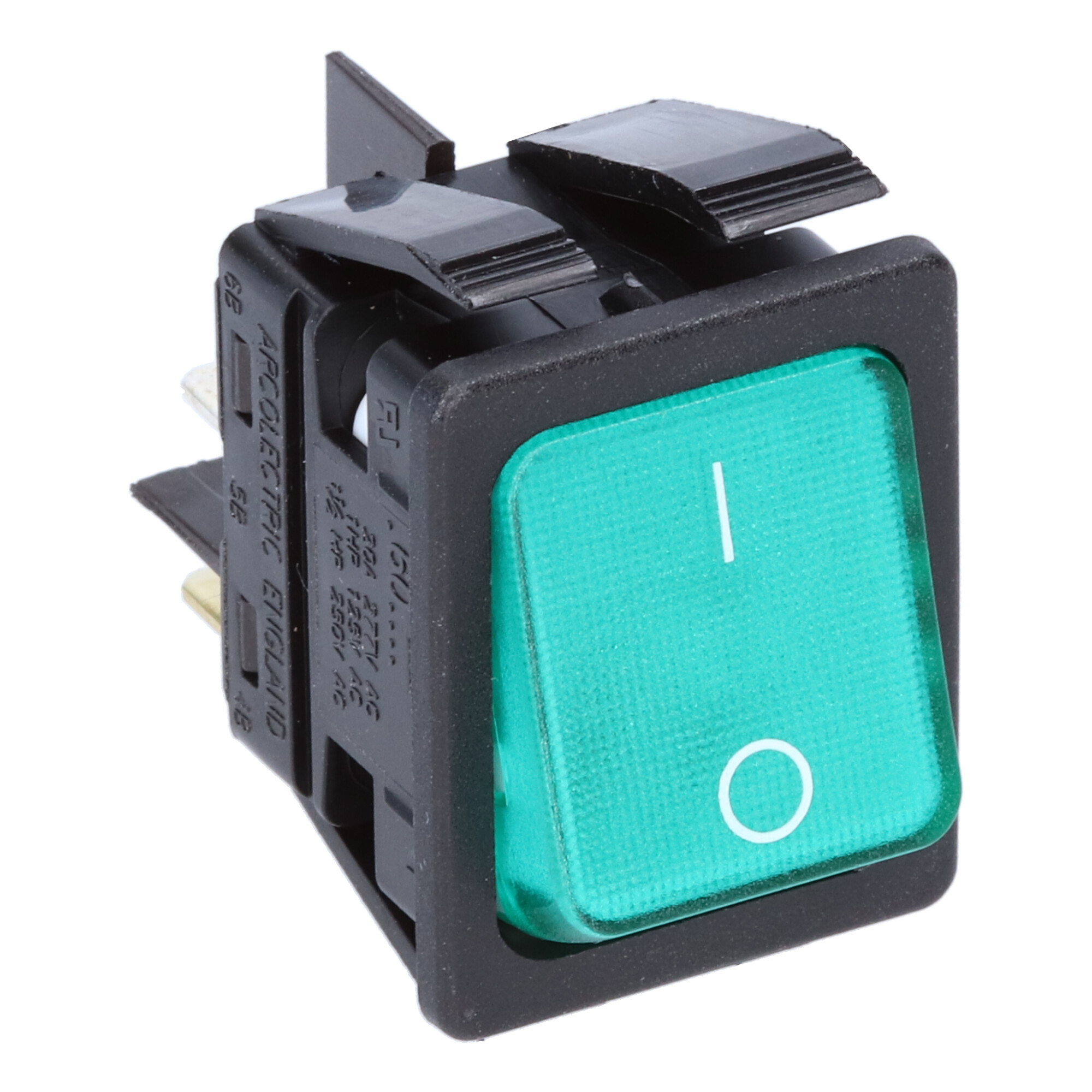 40C6053ALNAM Rocker switch 2P series 1350-1550-6050 1550 Standard & 1350 High Inrush switches.
150A according to EN61058-1 and 16A 250Vac.
2-pole