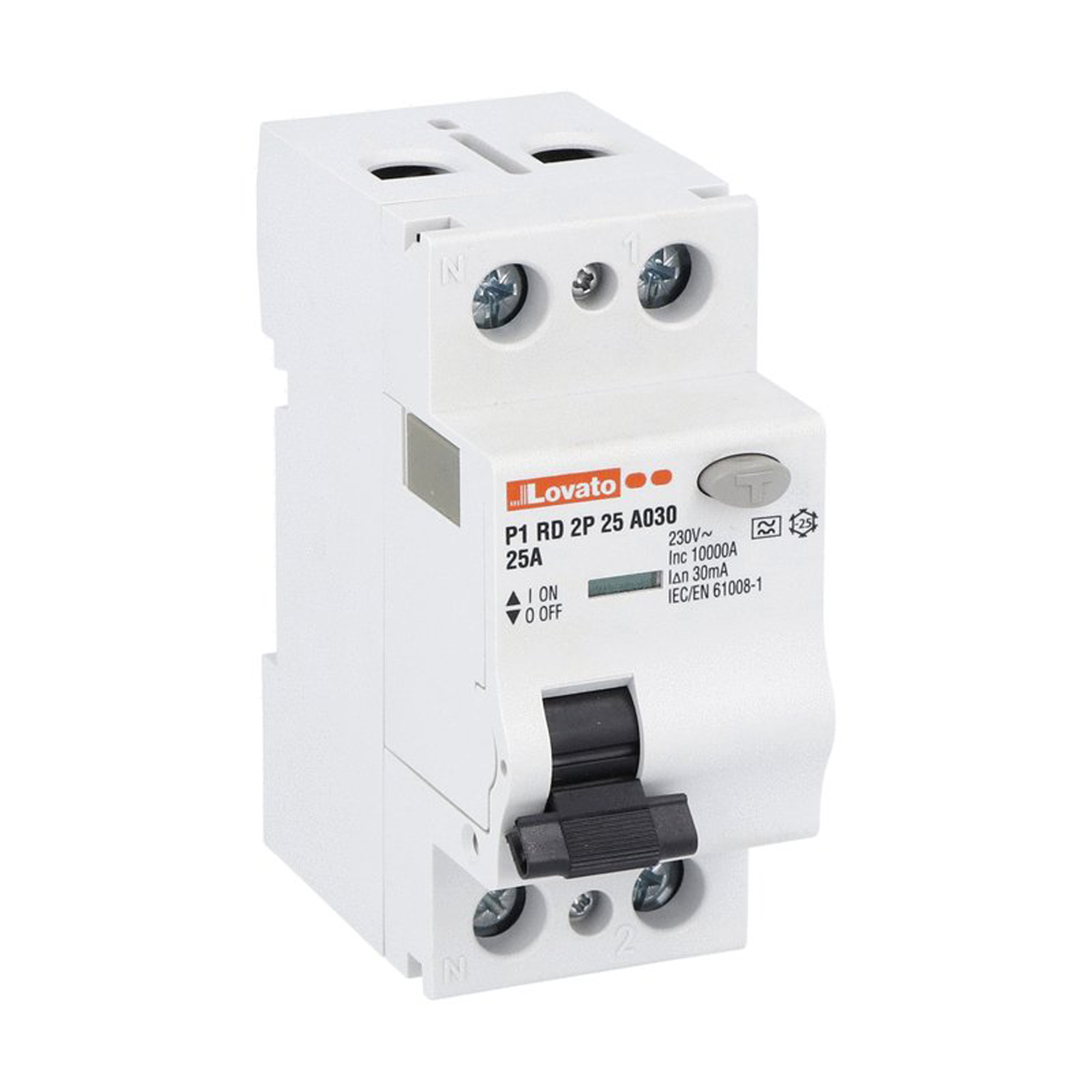 60-P1RD2P25A030 Residual current circuit breakers P1RD The P1RD series Residual current circuit breakers are available in three types, A, AC.