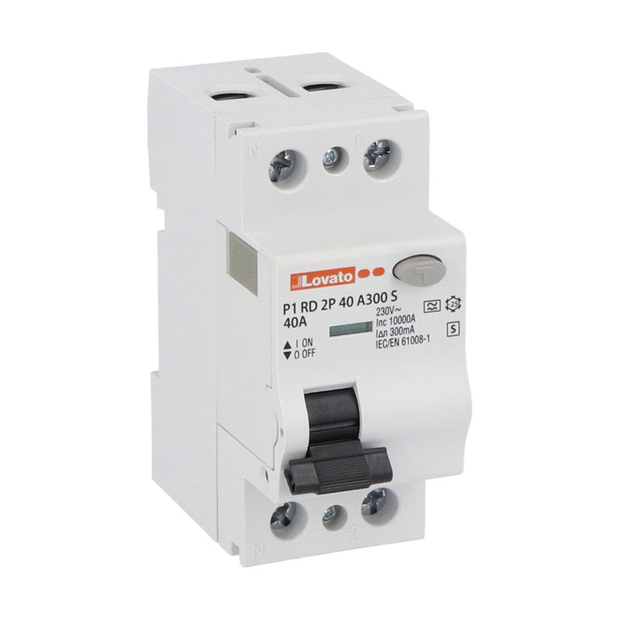 60-P1RD2P40A300S Residual current circuit breakers P1RD The P1RD series Residual current circuit breakers are available in three types, A, AC.