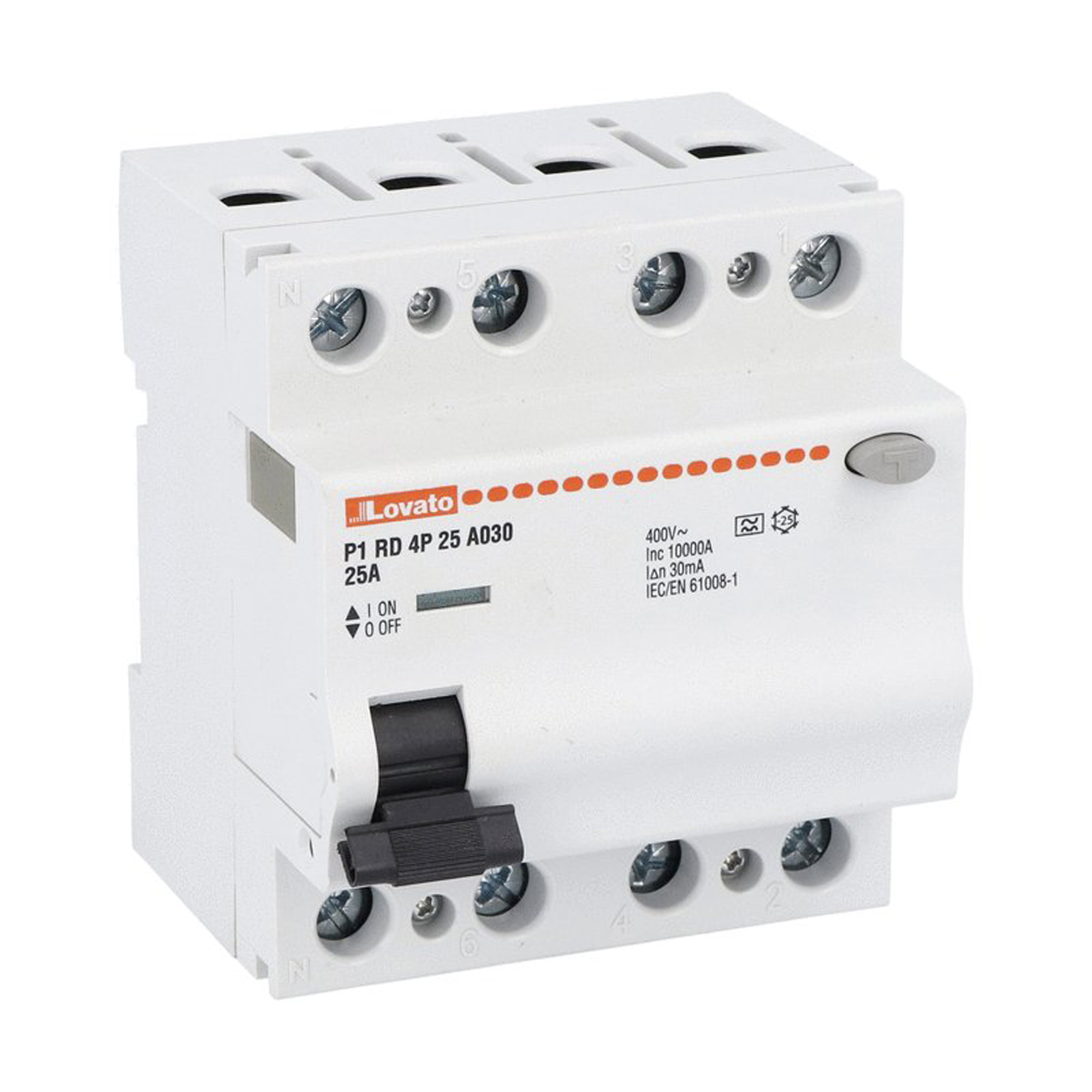 60-P1RD4P25A030 Residual current circuit breakers P1RD The P1RD series Residual current circuit breakers are available in three types, A, AC.