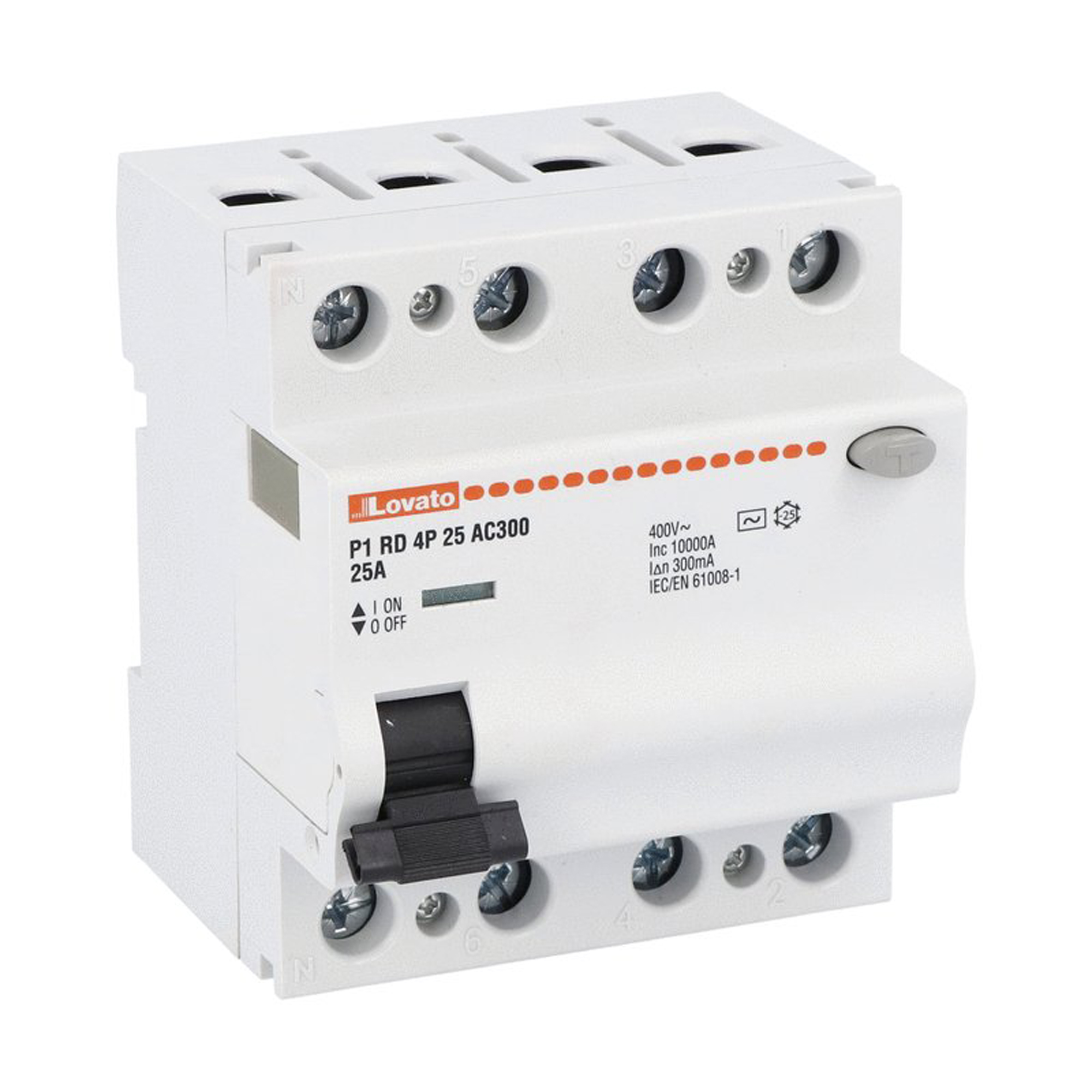 60-P1RD4P25AC300 Residual current circuit breakers P1RD The P1RD series Residual current circuit breakers are available in three types, A, AC.