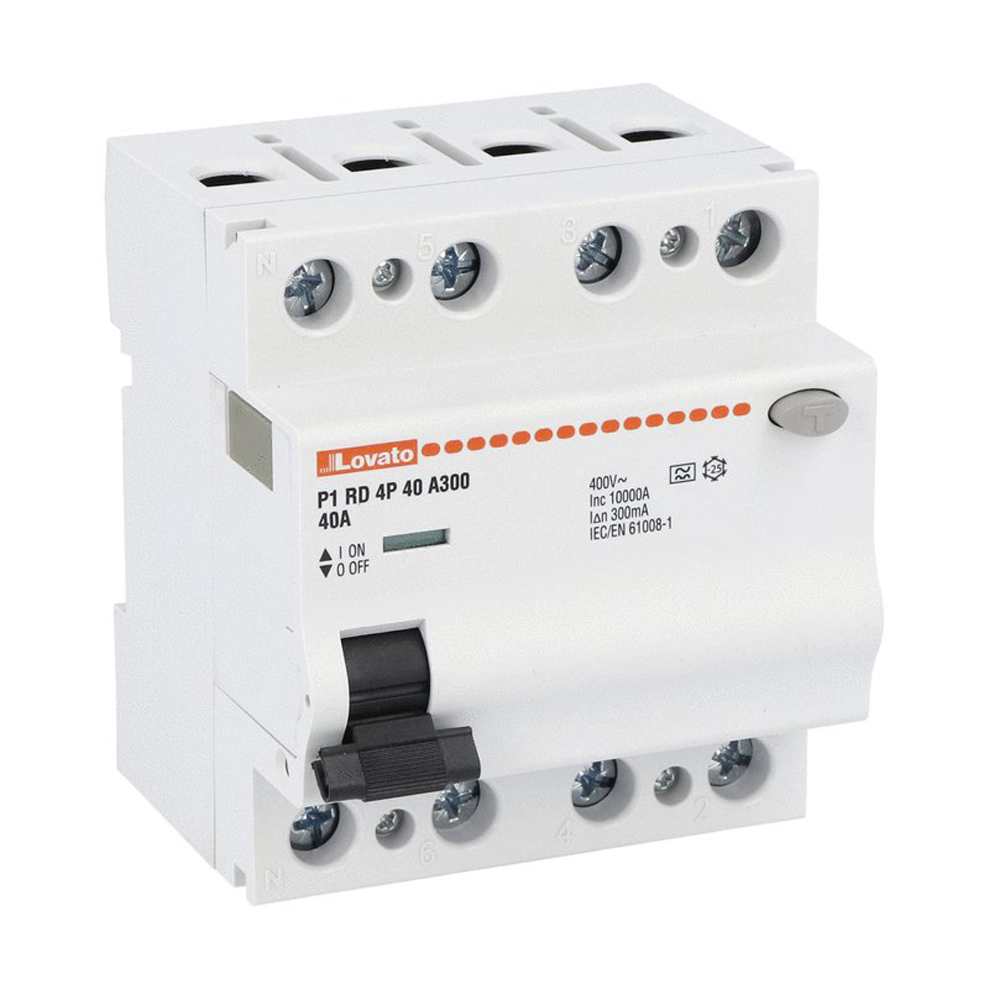 60-P1RD4P40A300 Residual current circuit breakers P1RD The P1RD series Residual current circuit breakers are available in three types, A, AC.