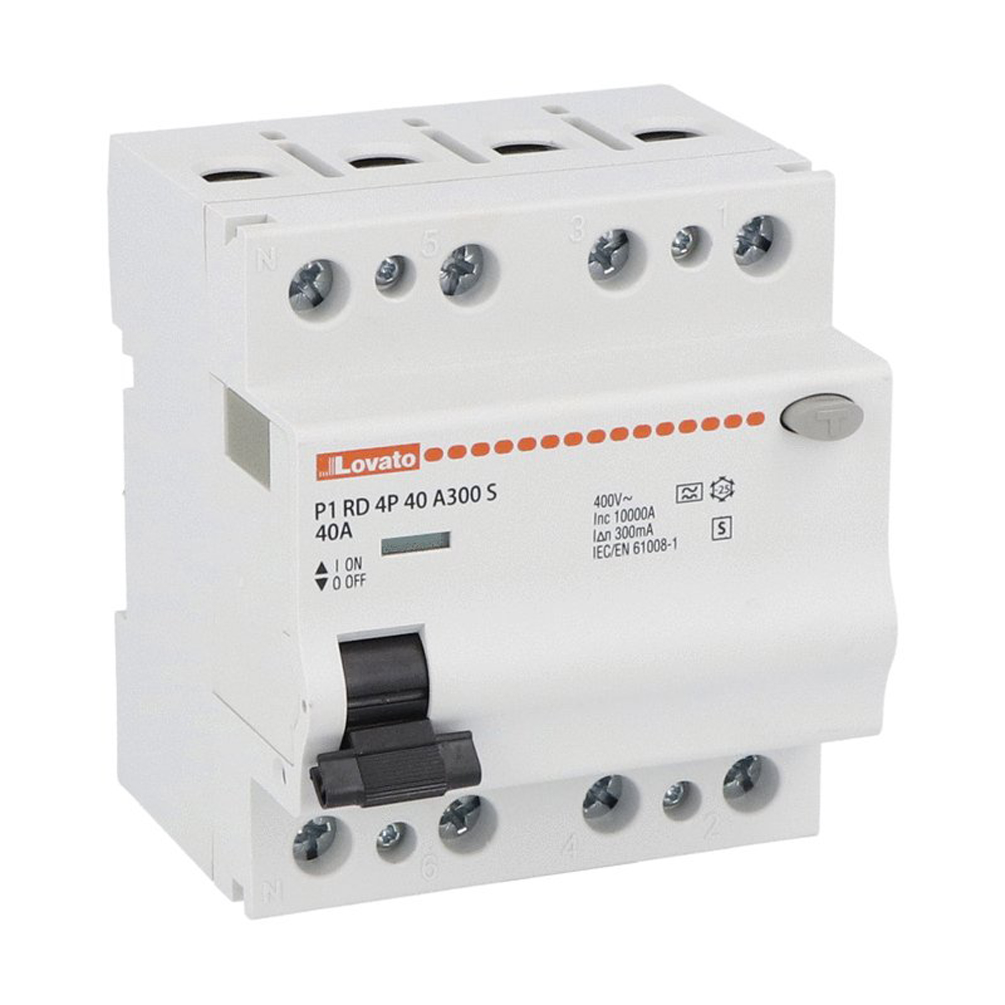 60-P1RD4P40A300S Residual current circuit breakers P1RD The P1RD series Residual current circuit breakers are available in three types, A, AC.