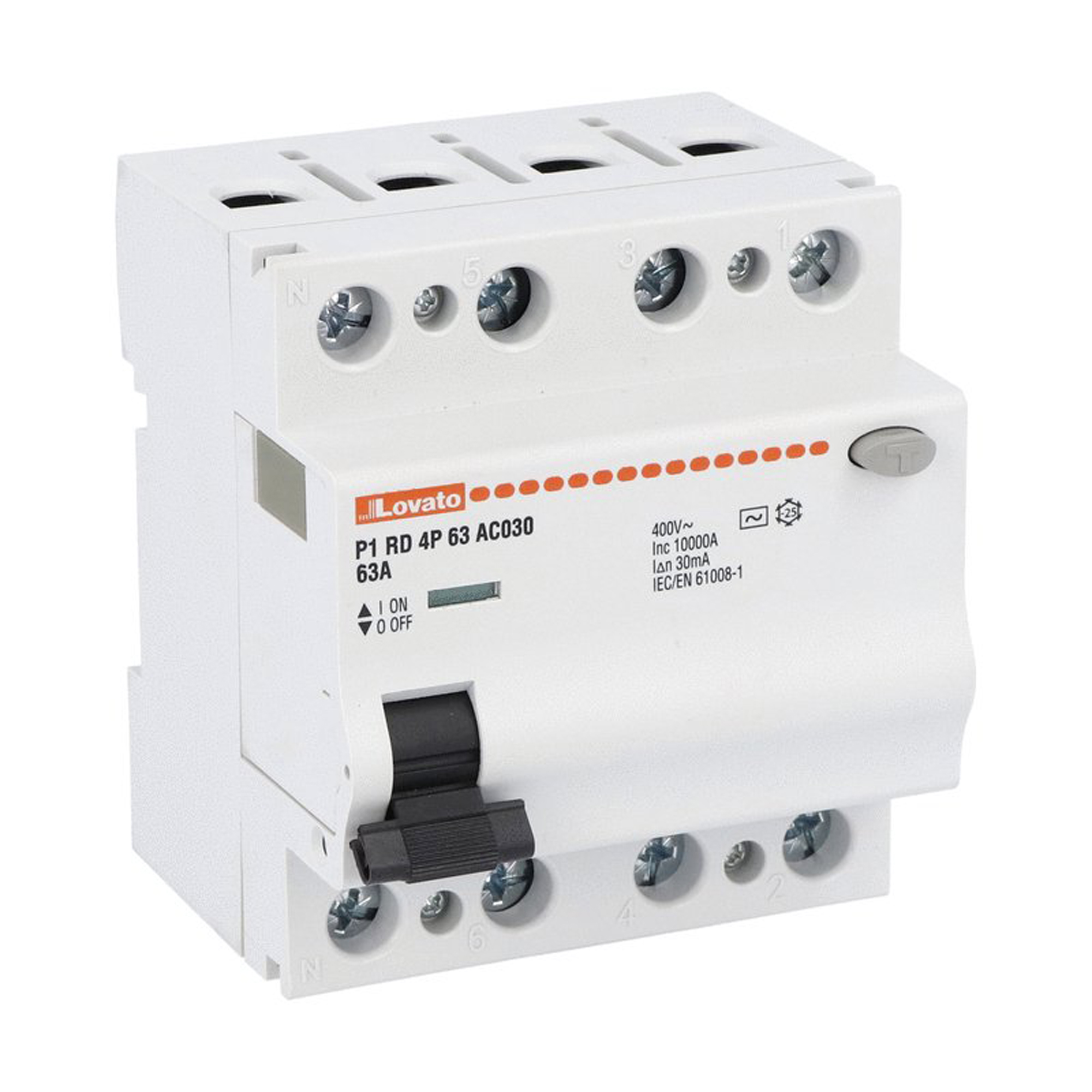 60-P1RD4P63AC030 Residual current circuit breakers P1RD The P1RD series Residual current circuit breakers are available in three types, A, AC.