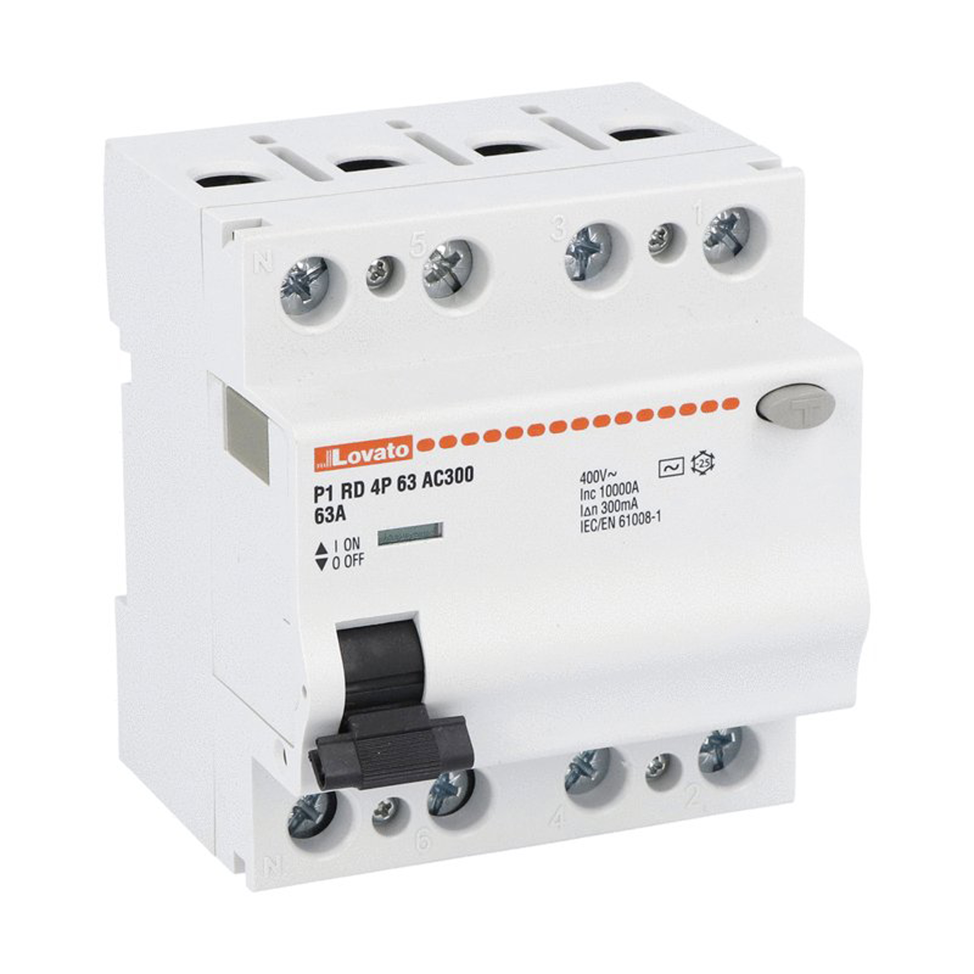 60-P1RD4P63AC300 Residual current circuit breakers P1RD The P1RD series Residual current circuit breakers are available in three types, A, AC.