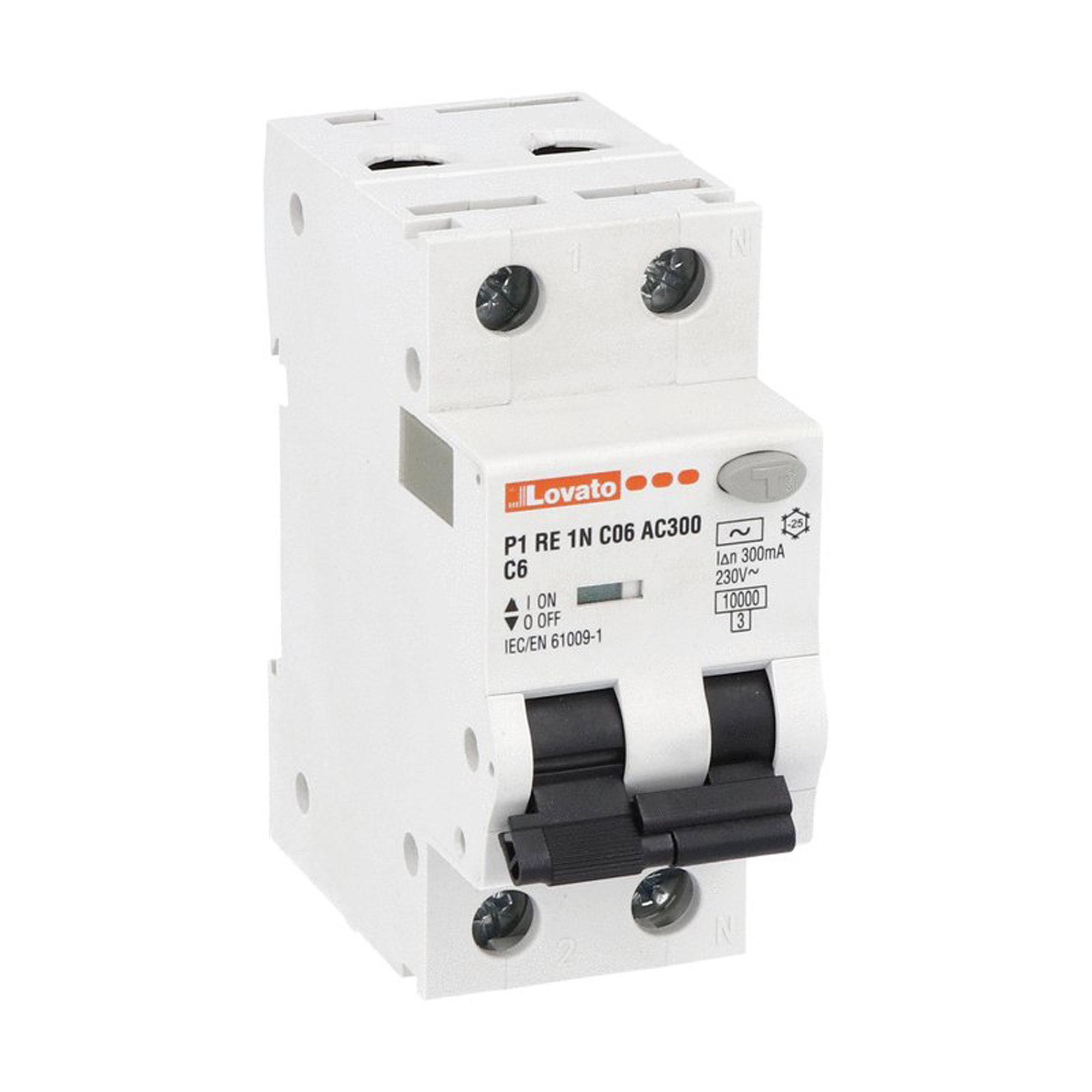 60-P1RE1NC06A300 Residual current circuit breakers P1RE Suitable for detecting and switching in case of overload or short circuit.