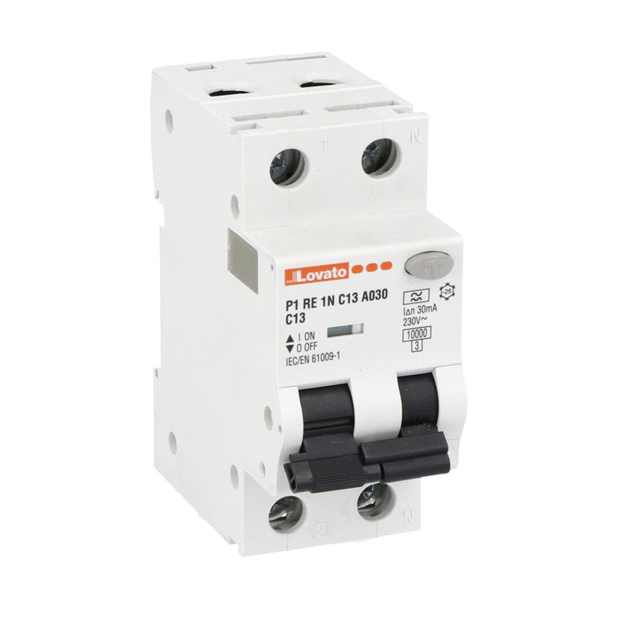 60-P1RE1NC13A030 Residual current circuit breakers P1RE Suitable for detecting and switching in case of overload or short circuit.