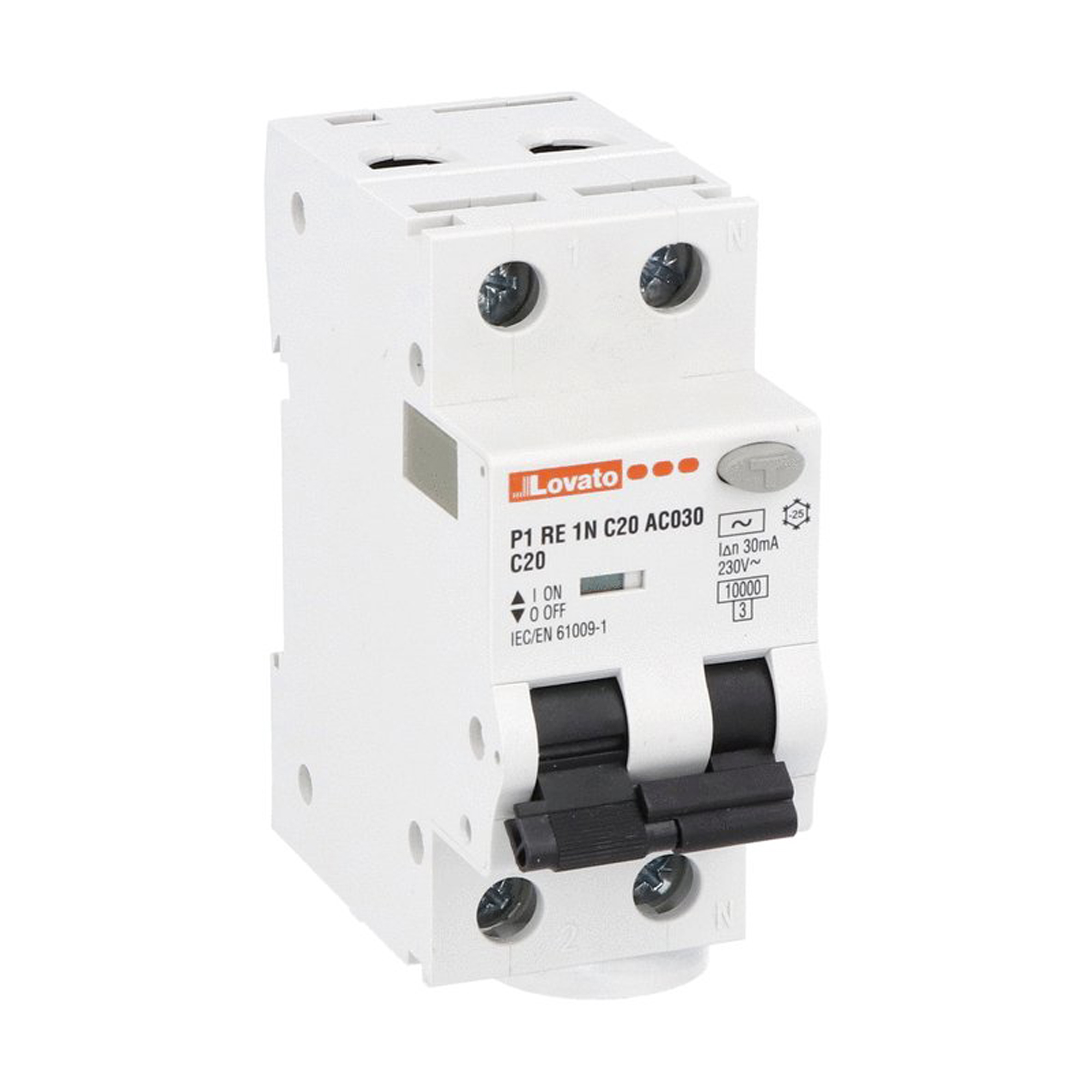 60-P1RE1NC20AC030 Residual current circuit breakers P1RE Suitable for detecting and switching in case of overload or short circuit.