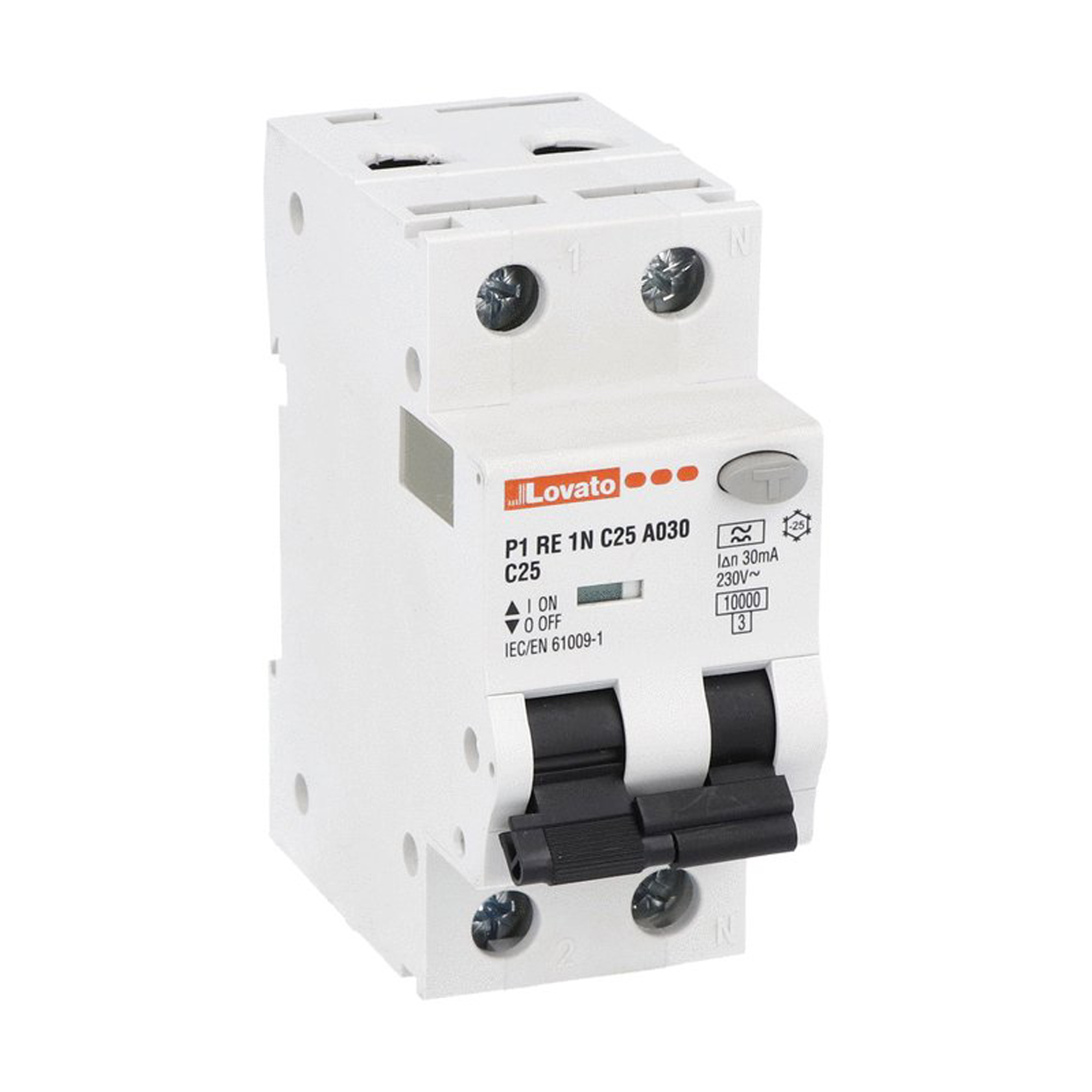 60-P1RE1NC25A030 Residual current circuit breakers P1RE Suitable for detecting and switching in case of overload or short circuit.